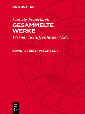 cover image of Briefwechsel I